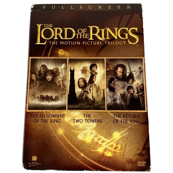 The Lord Of The Rings The Motion Picture Trilogy Box Set Fullscreen DVD Edition - Picture 1 of 13